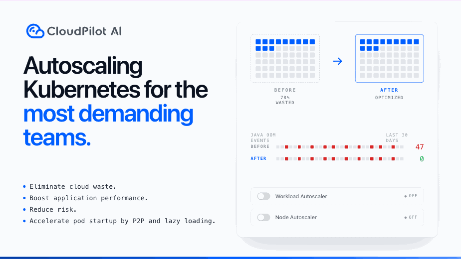 CloudPilot AI coordinated Workload, Node, and Spot optimization on Amazon EKS